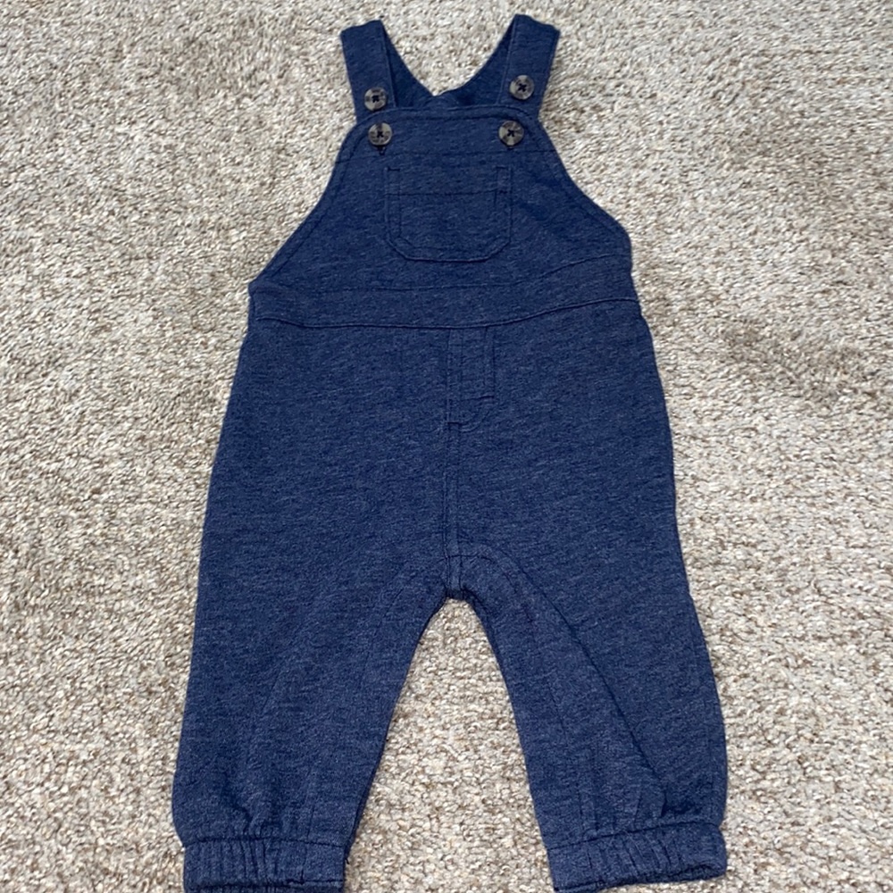 Dark blue baby overalls 3-6m